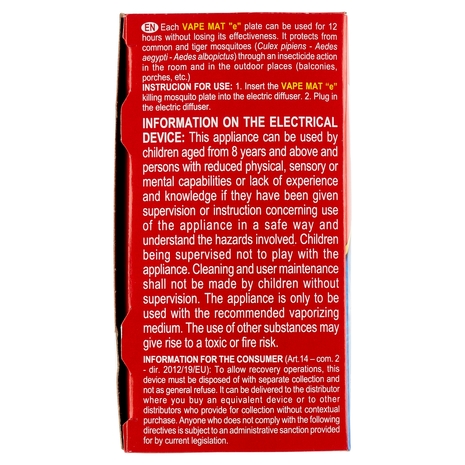 VAPE Elettroemanatore Piastrine Classic + 10 Ricariche